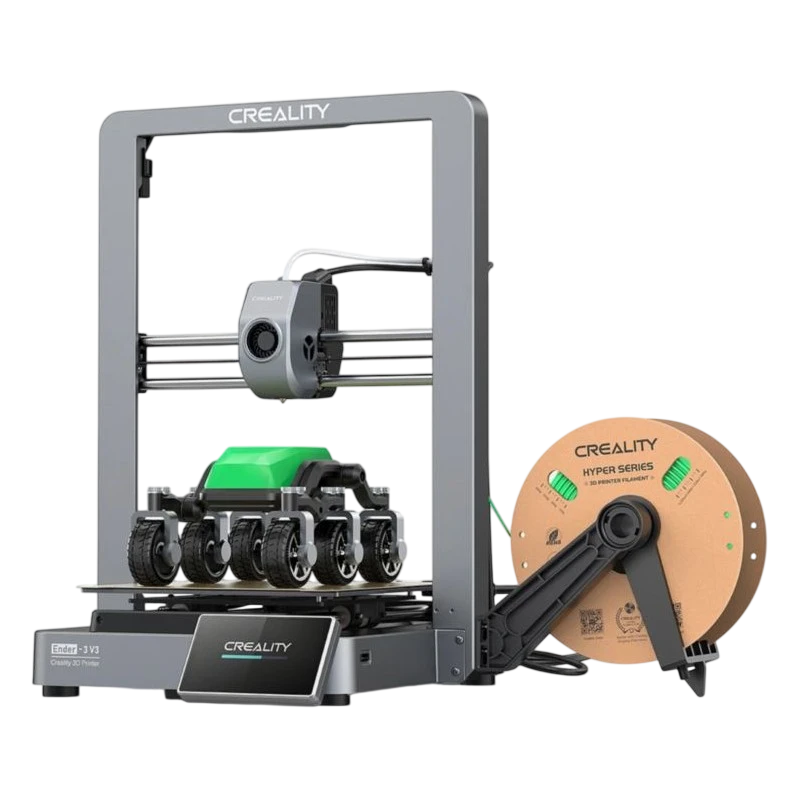 Creality Ender 3 V3 - Alta velocidade 600 mm/s, Tamanho de impressão 220x220x250mm, Arrefecimento rápido Preto FDM