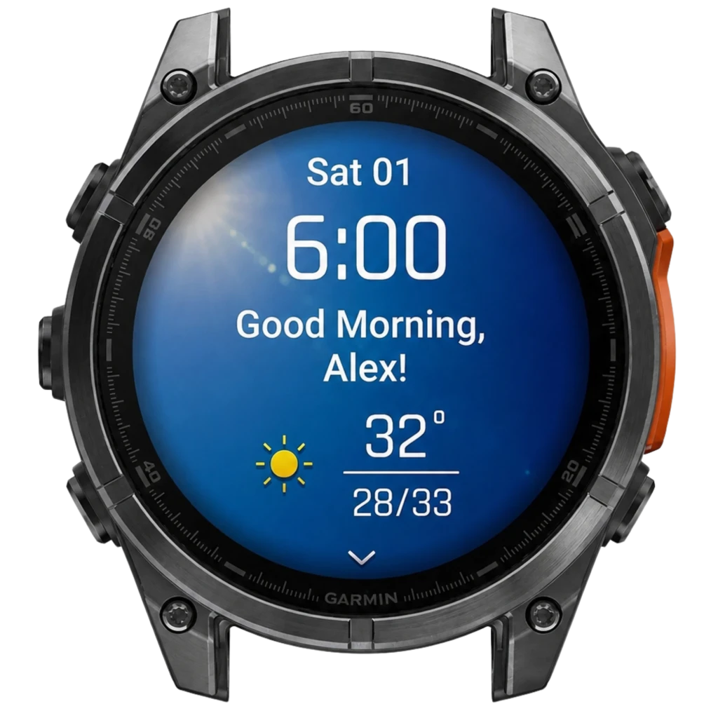 Garmin Fenix ​​​​​​8 AMOLED 47mm Aço Preto  Renovado - Estado Premium
