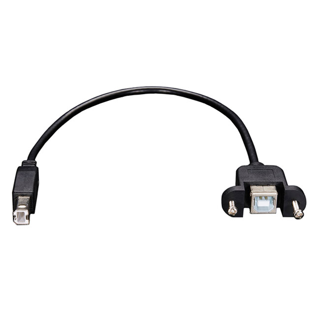 CABLE B RCPT TO B PLUG 1.08'