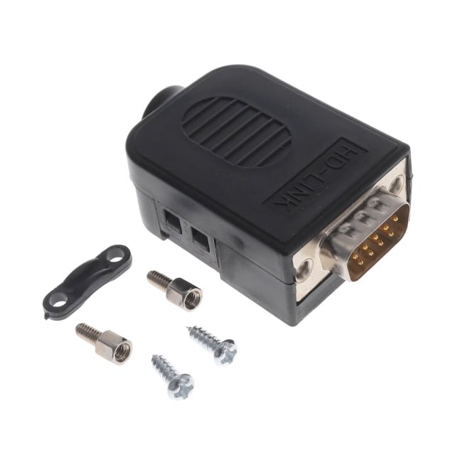 ADAPT DB9M TO TERM BLK 9POS BLK