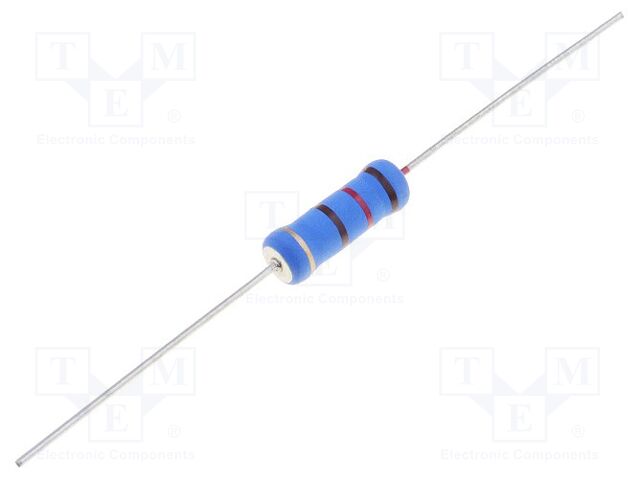 Resistor: power metal; 330Ω; THT; 3W; ±5%; 750V; Ø0,75x25mm; axiais