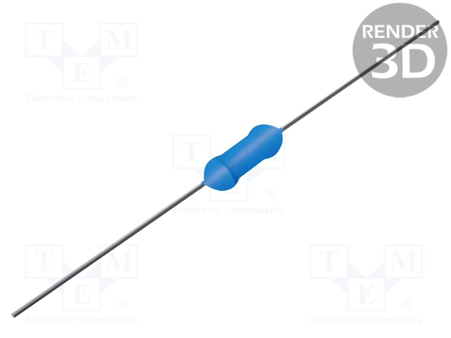 Resistor: metal film; 330Ω; THT; 1W; ±1%; MF; 350V; Ø0,54x28mm