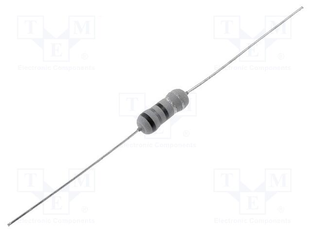 Resistor: metal film; 330Ω; fusíveis; THT; 1W; ±10%; Ø0,54x28mm