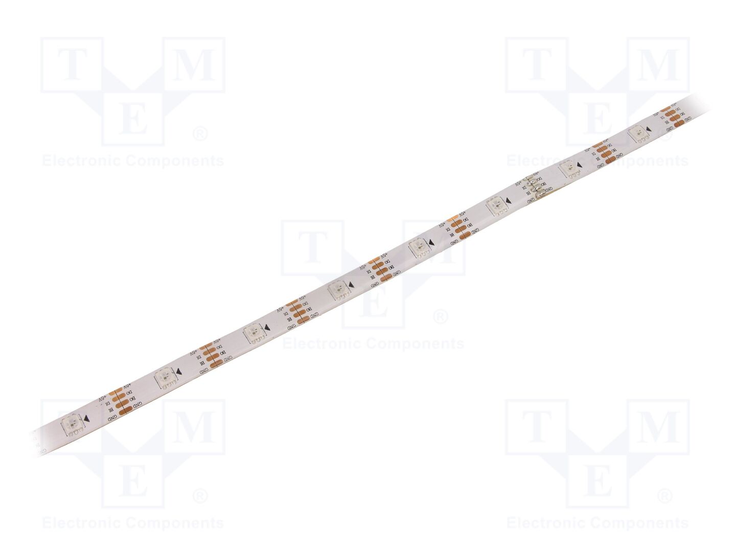 Fita LED programável; RGB; Caixa (mm): 5050; LED/m: 30; 10mm; IP65