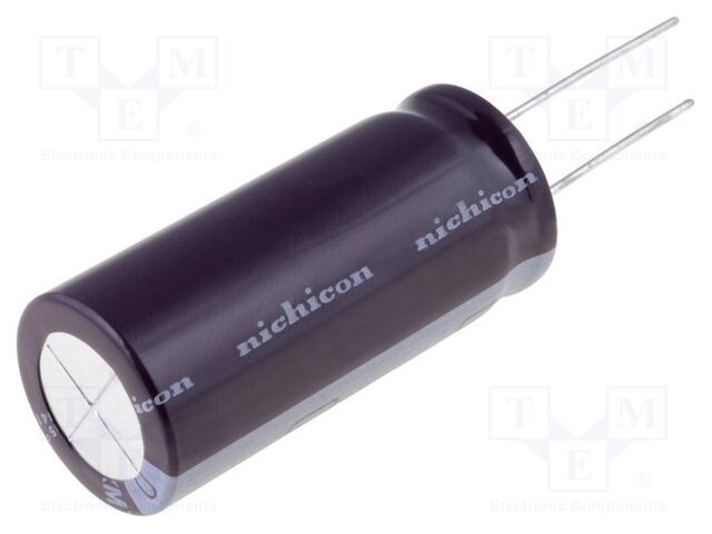 Condensador: eletrolíticos; low ESR; THT; 1000uF; 10VDC; Ø10x16mm