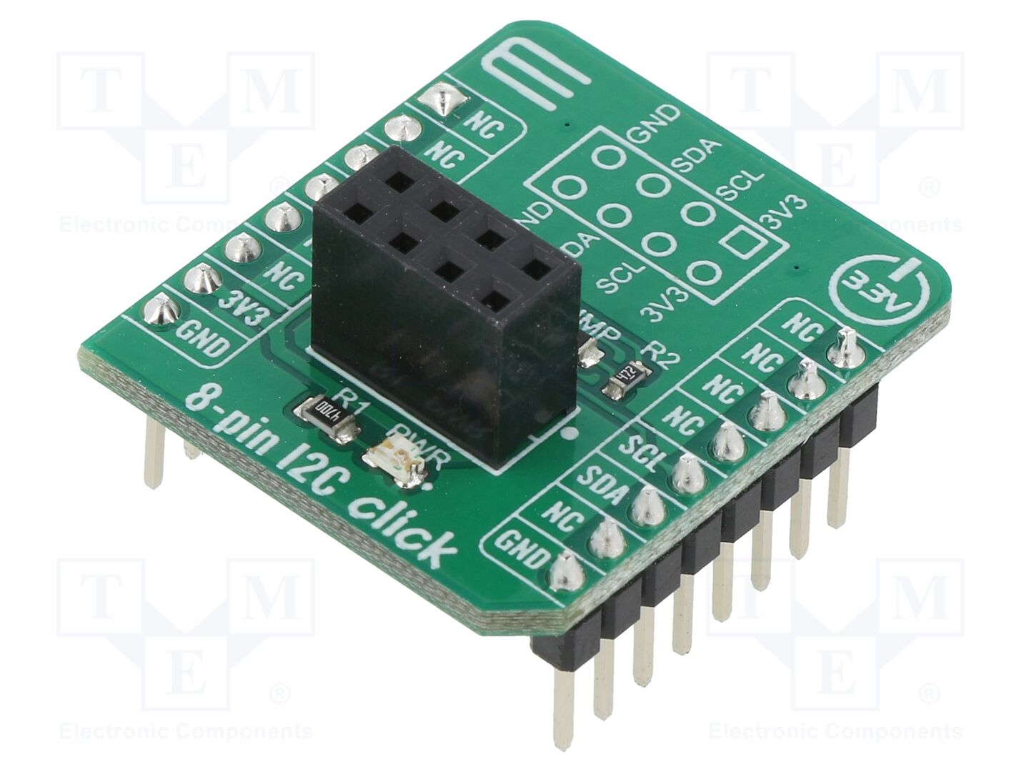 Click board; disco prototípico; de extensão; 3,3VDC