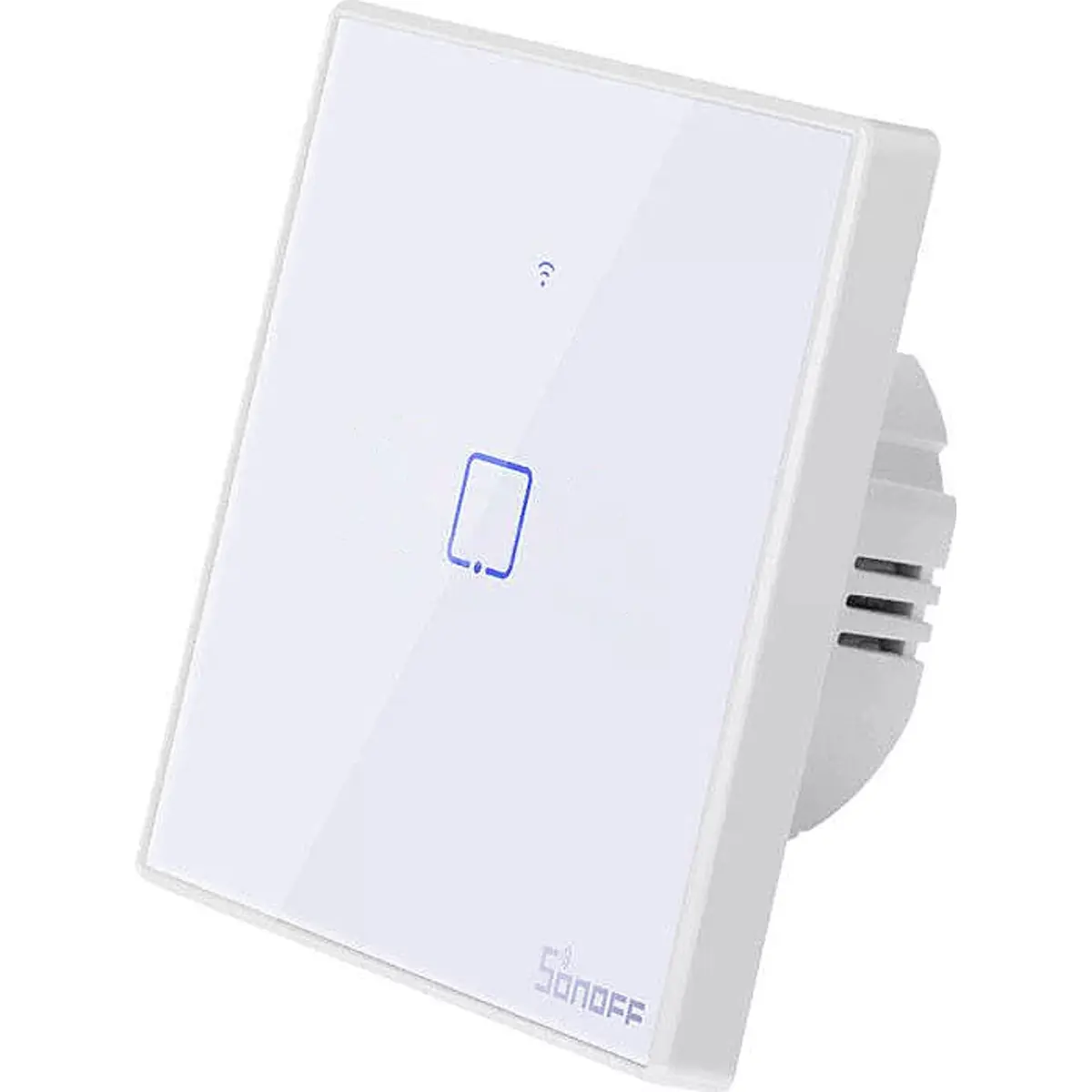 Sonoff T2EU1C-TX - Interruptor (1 Gang) T2 Smart WiFi+RF touch em vidro de encastrar - Branco Neve