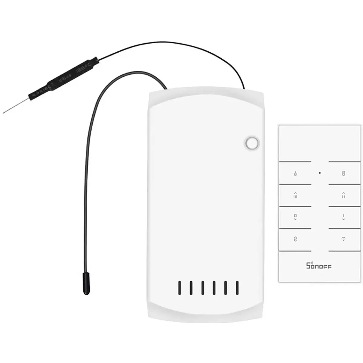 Sonoff iFan04-H - Controlador inteligente Wi-Fi para ventoinha de teto e luz + controlo remoto RF 433MHz