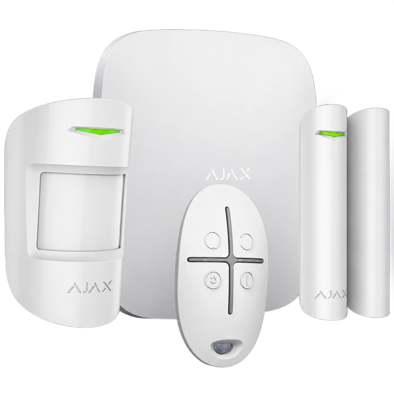Ajax Hub KIT-W - Kit de alarme anti-intrusão profissional sem fios