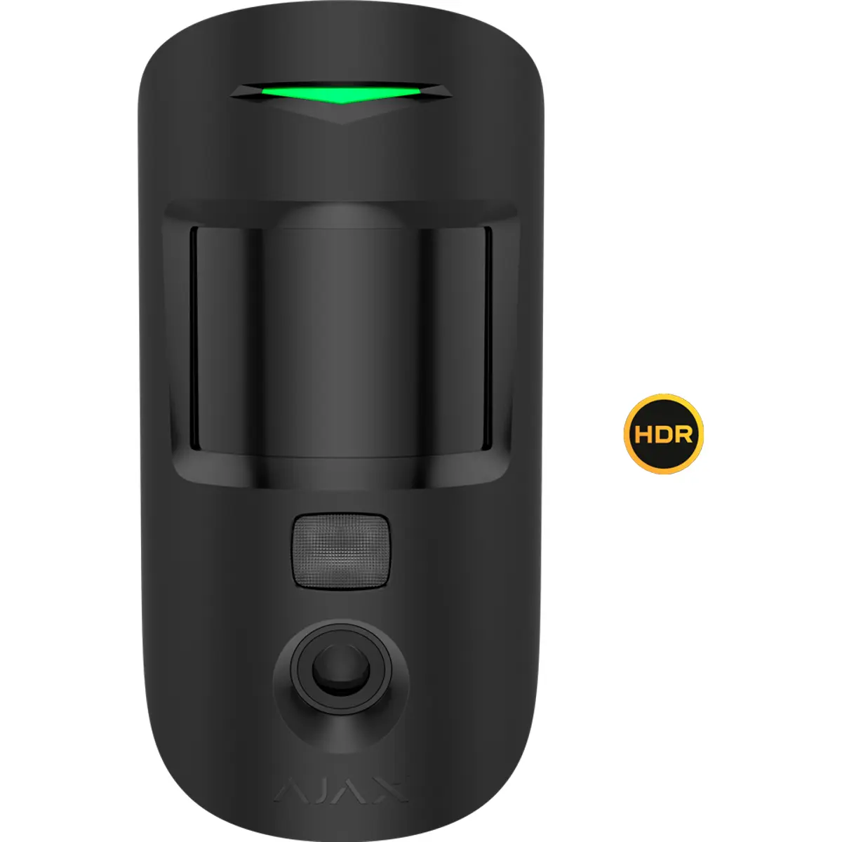 Ajax MOTIONCAM-HDR-B - Sensor de movimento PIR c/ câmara VGA HDR para parede - preto