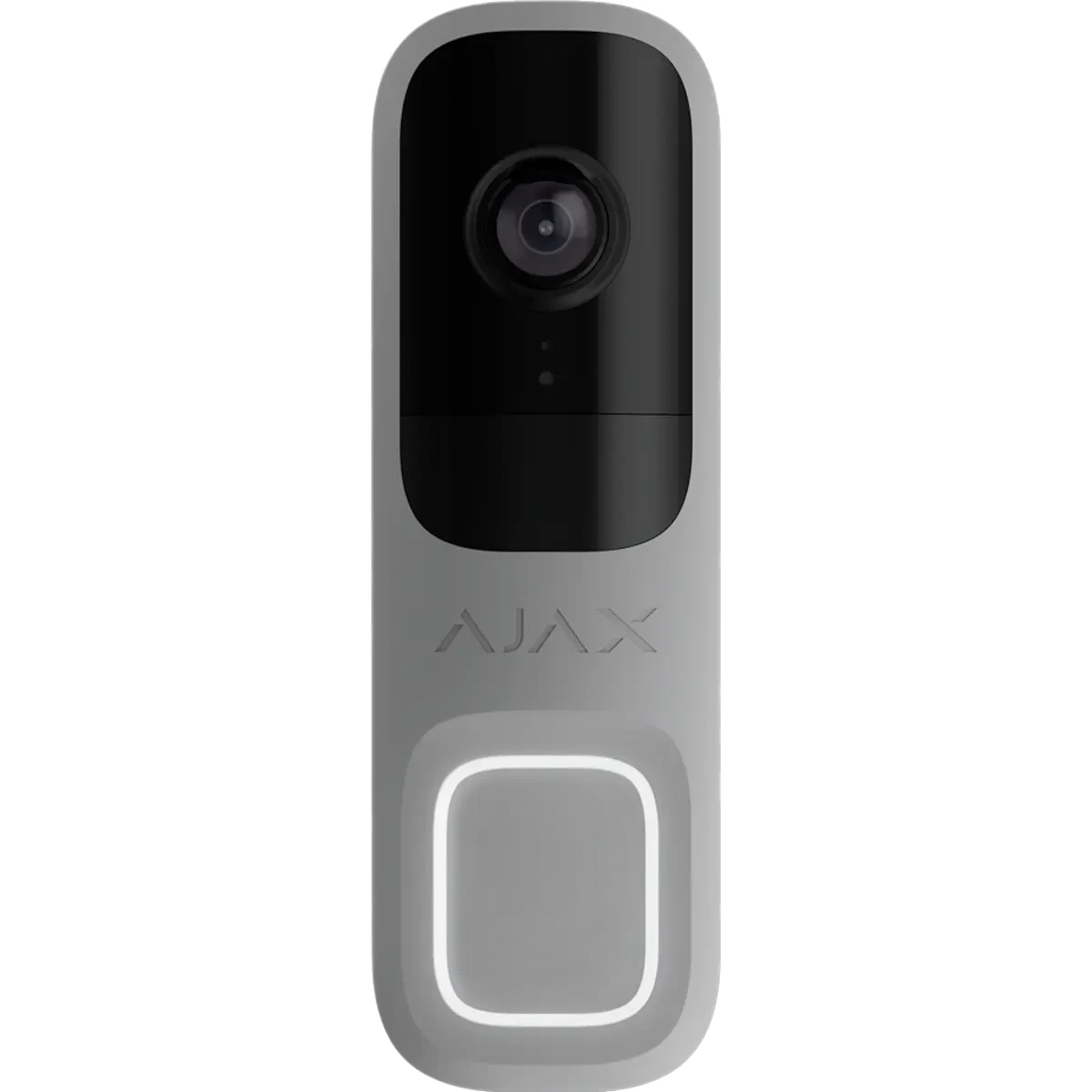 Ajax Doorbell 4-GRE - Videoporteiro inteligente WiFi 4MP 155º IR 6m IP54 - cinza