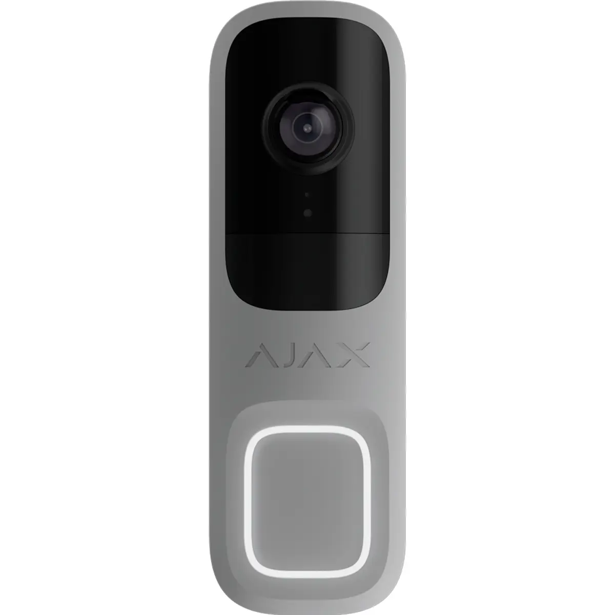 Ajax Doorbell 4-GRE - Videoporteiro inteligente WiFi 4MP 155º IR 6m IP54 - cinza