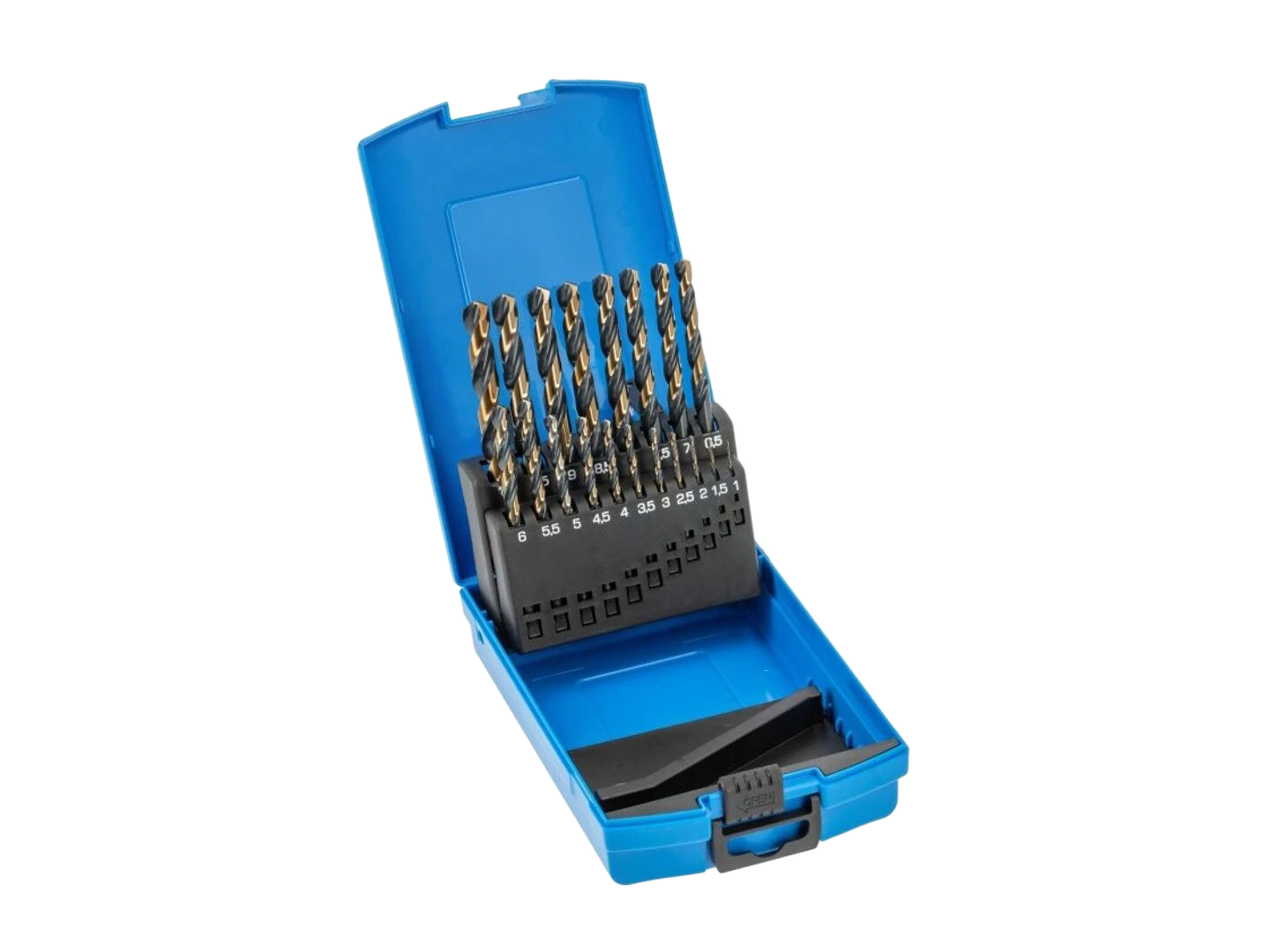 Conjunto de brocas; para metal; Aço rápido HSS; 19unid.