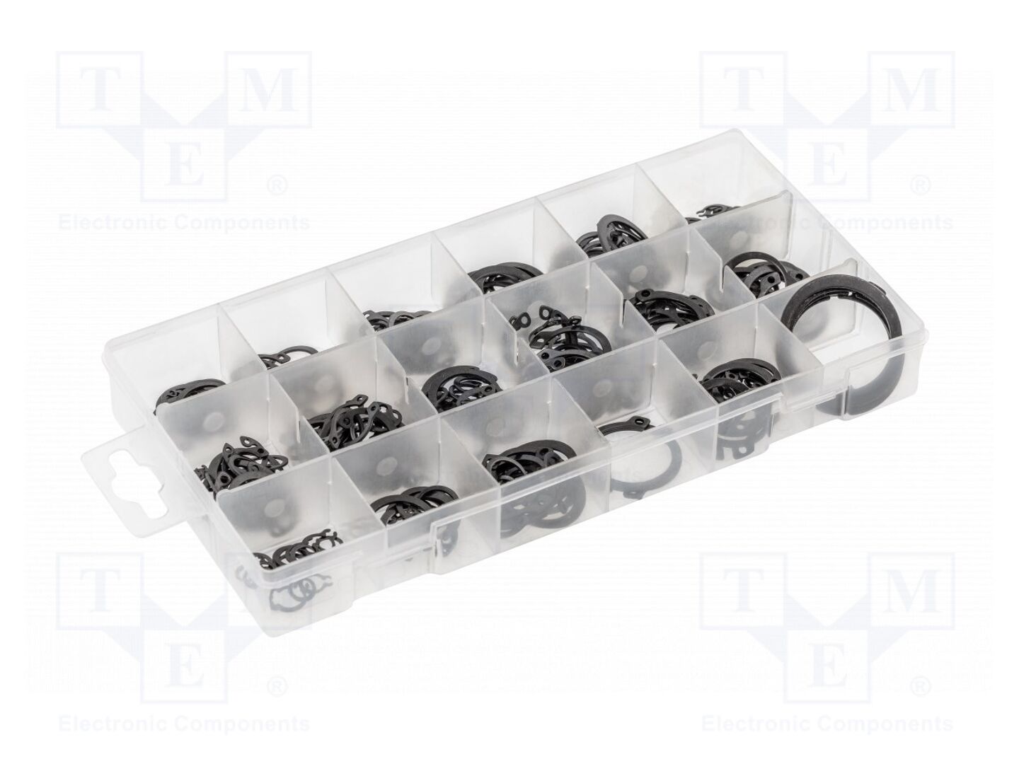 Conjunto de argolas de segurança; 225unid.