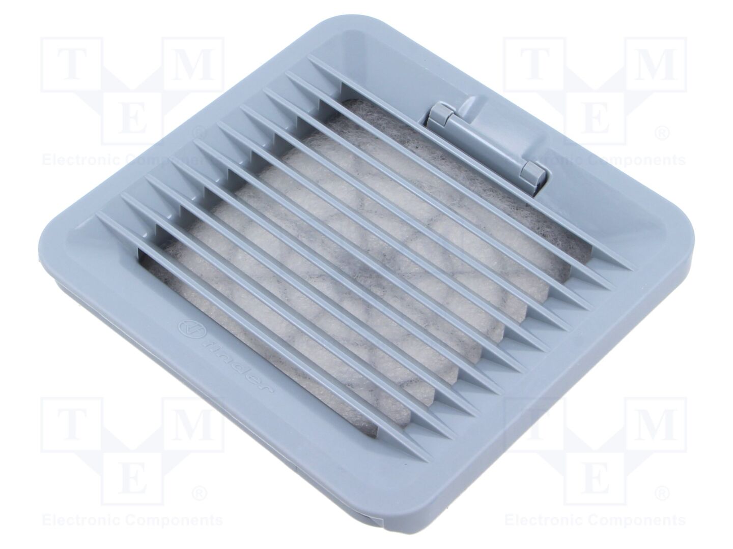 Grelha de ventilação; Abe: 92x92mm; IP54; Dim.ext: 120x120x20,1mm