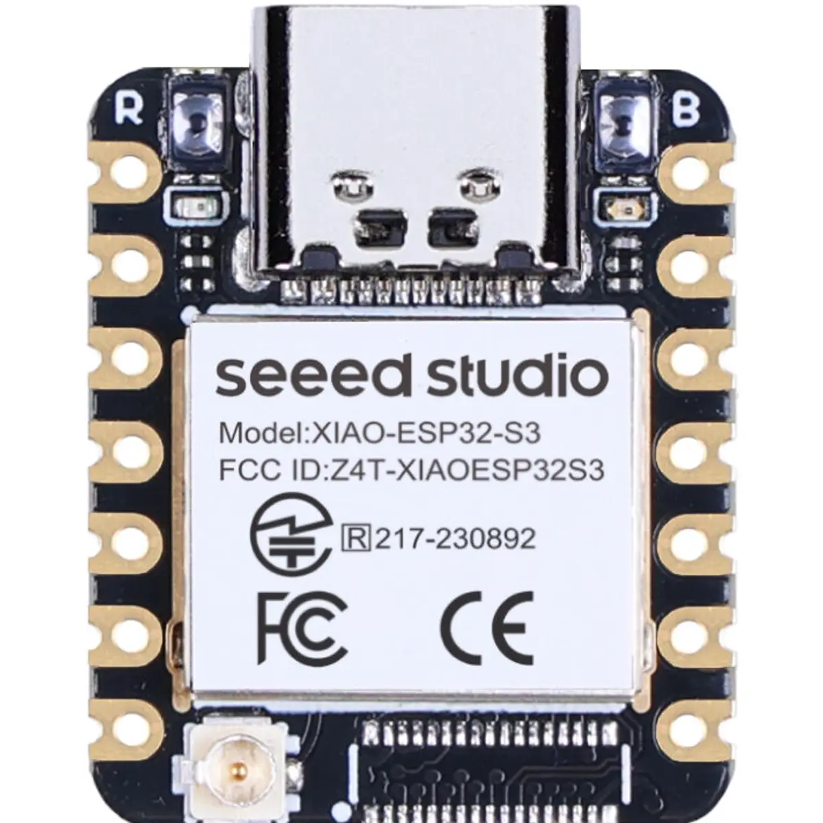 Seeed 113991114 - Microcontrolador Seeed Studio XIAO ESP32-S3 c/ Wi-Fi e BT - Arduino e MicroPython