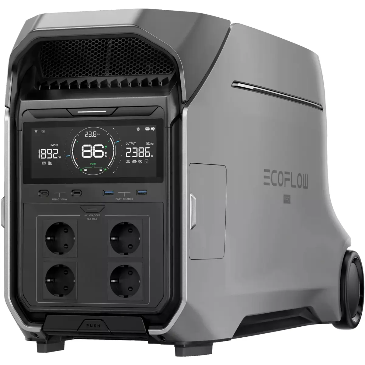 EcoFlow Delta Pro 3 (EU) - Power Station 4000W 4096Wh (Expansível) c/ Wi-Fi e Bluetooth
