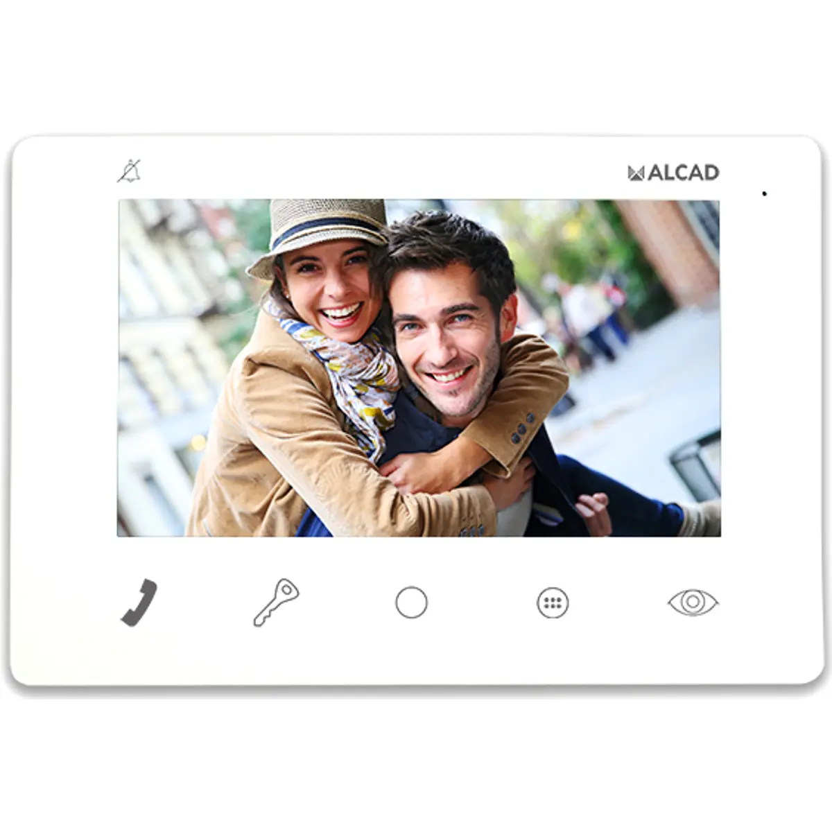 Alcad MVC-152 - Monitor 7'' de Mãos Livres para Videoporteiro - Sistema de 2 Fios - com WiFi