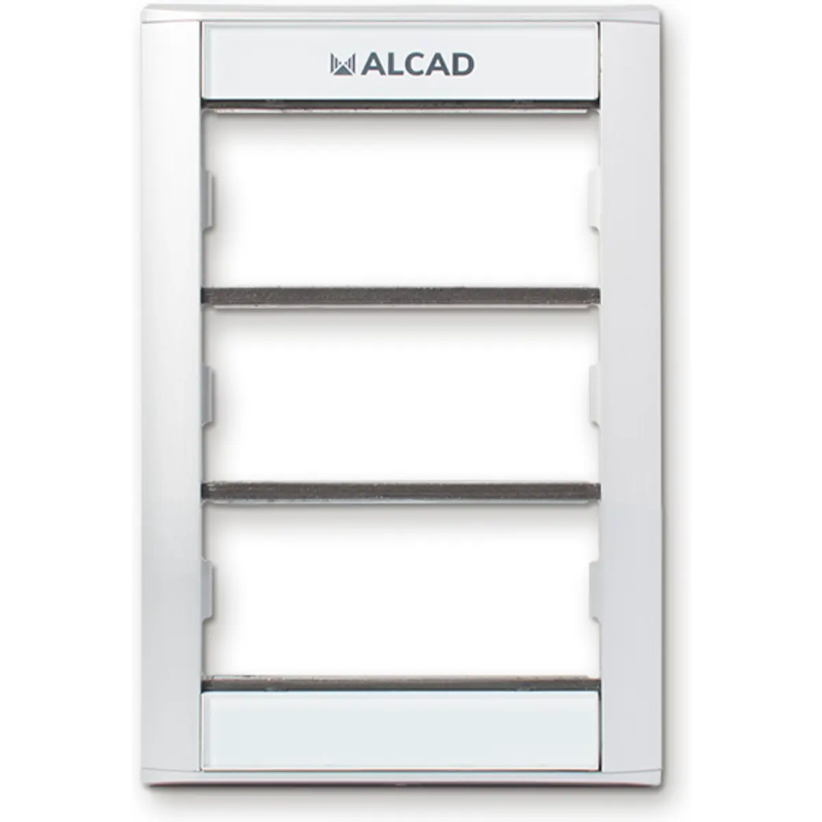 Alcad FRA-003 - Moldura para botoneira USOA de 3 módulos