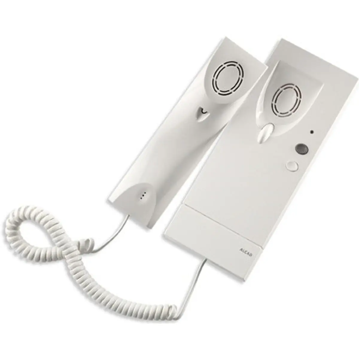 Alcad TET-302 - Posto interno de telefone de porta c/ 2 botões e toque de patamar - Sistema de 2 Fios