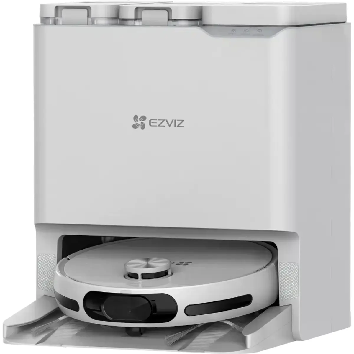 Ezviz CS-RS20-PRO-PGA2 - Aspirador Robô Inteligente 7200Pa de potência , base de carregamento e esvaziamento automático