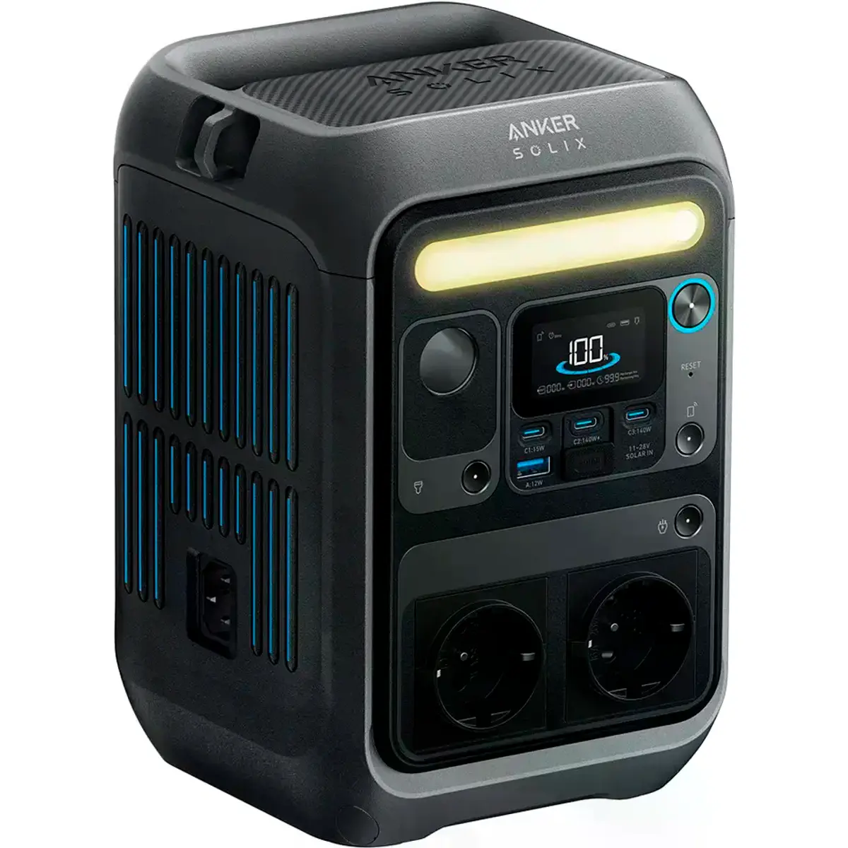 Anker SOLIX C300X - Power Station 300W 288Wh LiFePO₄ c/ App WiFi + Bluetooth e UPS <10ms