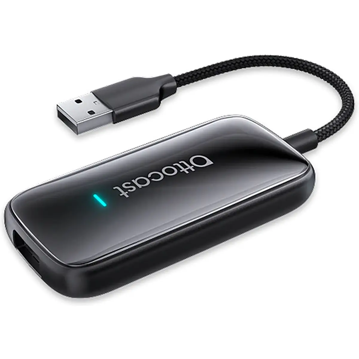 Ottocast Play2Video Ultra CA515-T - Conversor CarPlay/Android Auto com Fios para Wireless com Netflix e YouTube