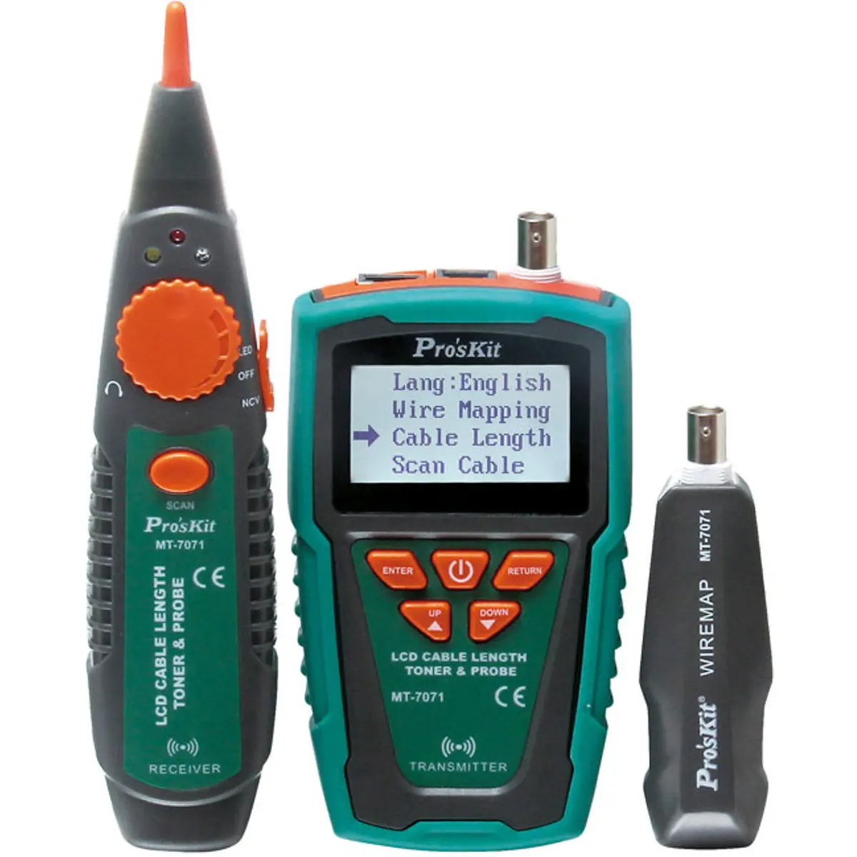 Pro'sKit MT-7071 - Testador/Medidor de cabos e localizador por tom
