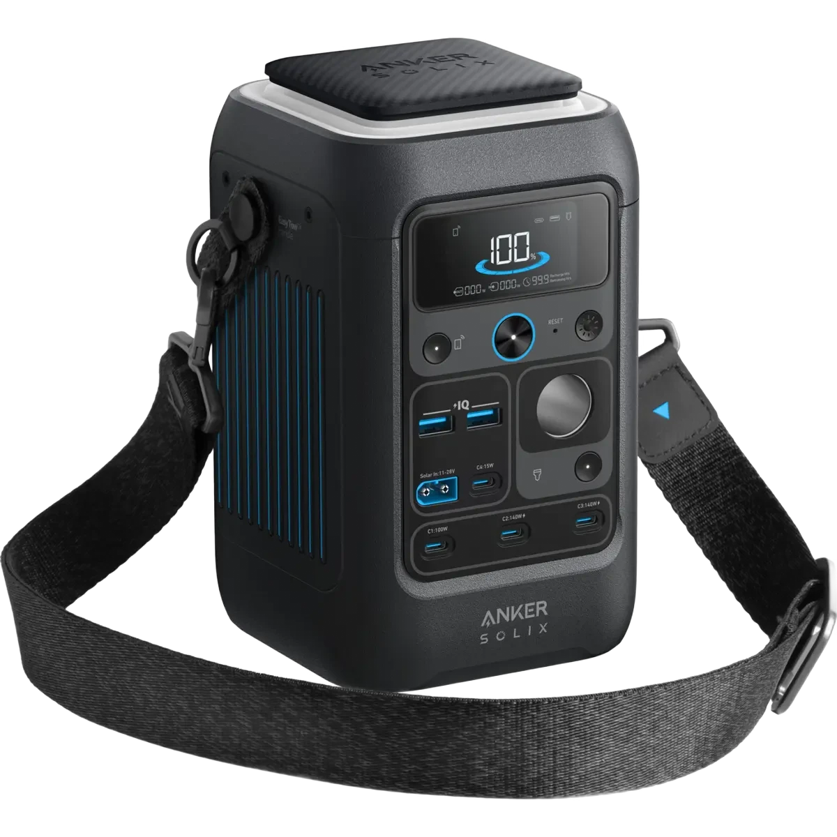 Anker SOLIX C300X DC - Power Station 300W 288Wh LiFePO₄ c/ App WiFi + Bluetooth e Saídas Exclusivamente DC