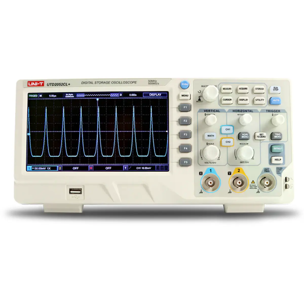 Uni-T UTD2052CL+ - Osciloscópio digital 50MHz de 2 canais