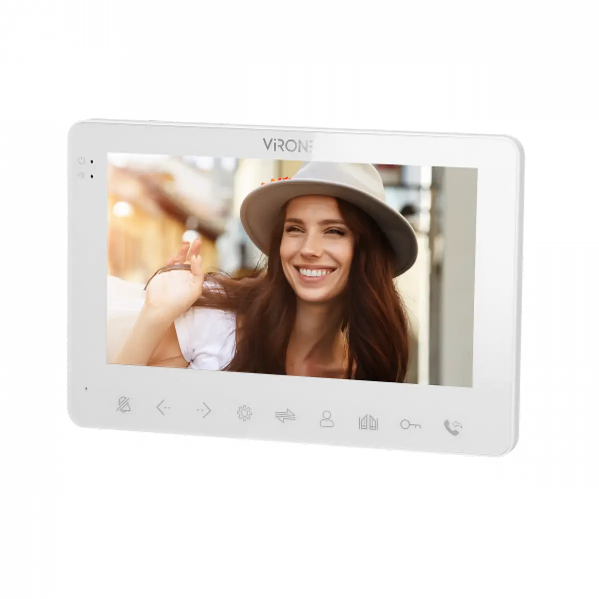 Virone - Monitor 7'' adicional para Videoporteiro VIFAR e VIFIS (095-0990) - branco