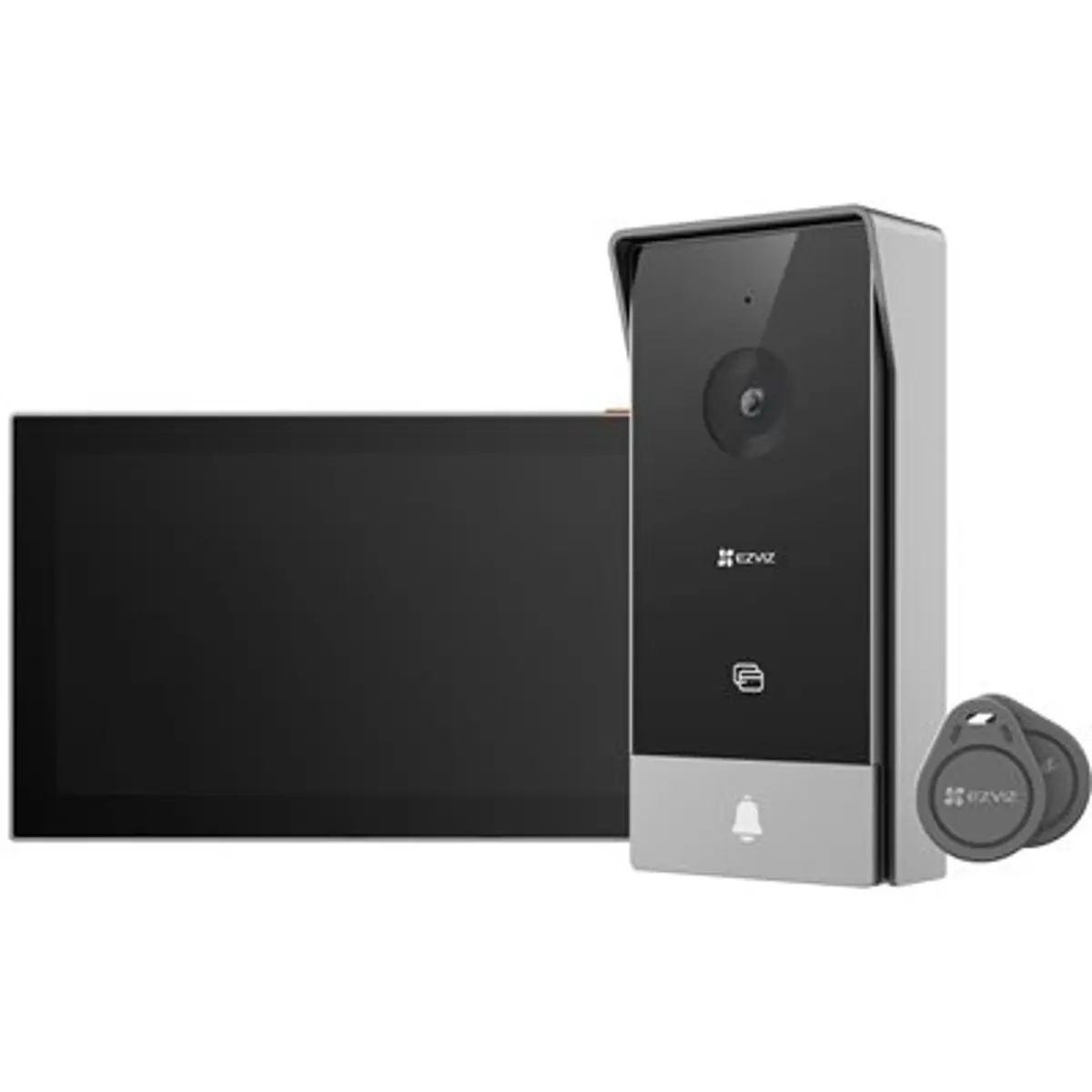 Ezviz CS-HP5 (2MP) - Kit Videoporteiro inteligente WiFi / 2 Fios c/ câmara 2Mpx + leitor RFID + monitor 7''