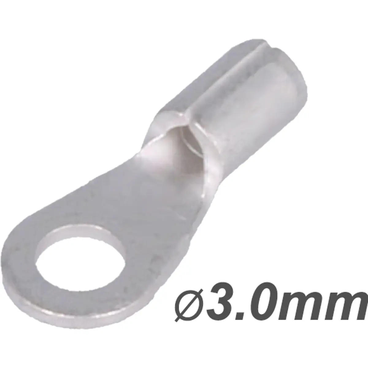 Terminal de olhal não isolado (0.5-1mm²) M3 Ø3.0mm