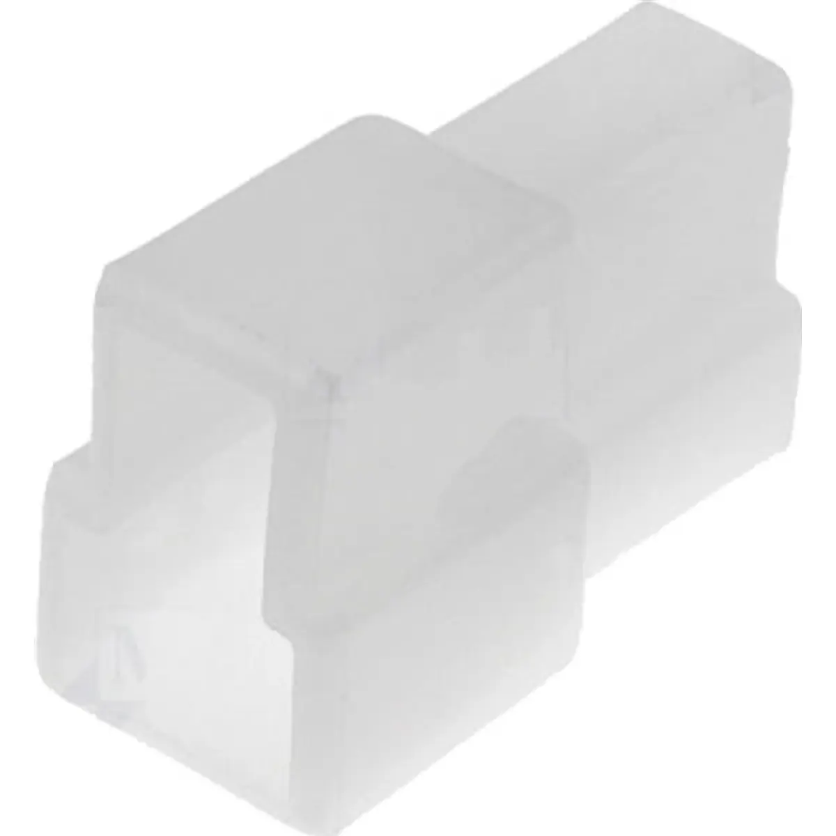 Ficha universal Faston p/ 2 terminais (perpendicular) 6.3mm com patilha macho