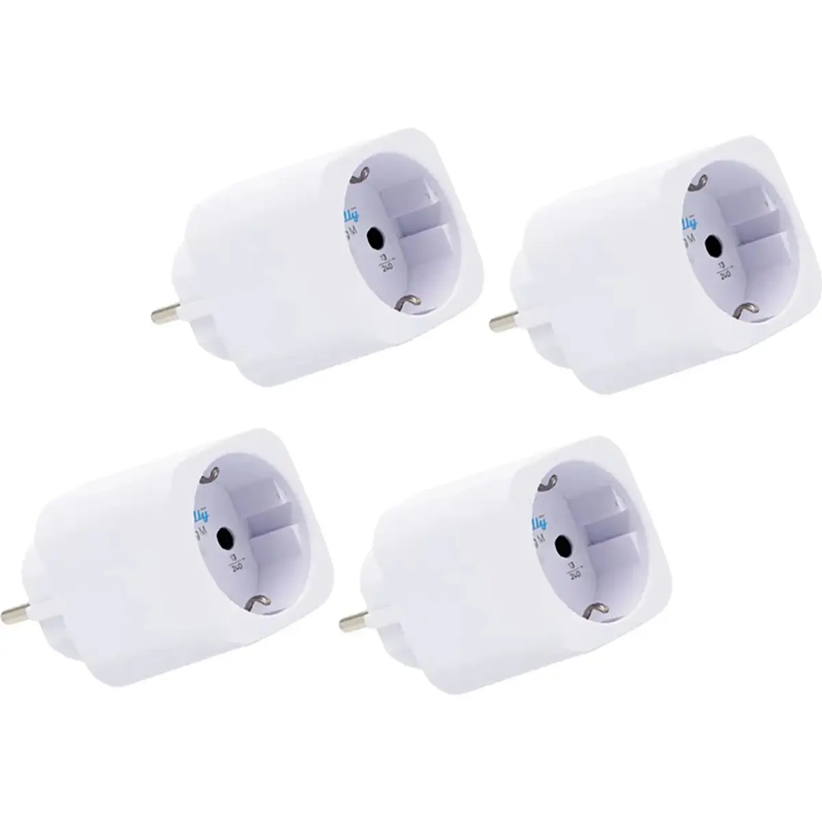 Shelly Plug M Gen3 White 4-pack - Tomada inteligente WiFi Matter c/ medidor de consumo 230VAC 13A 3000W - Branca - [4 Unid.]