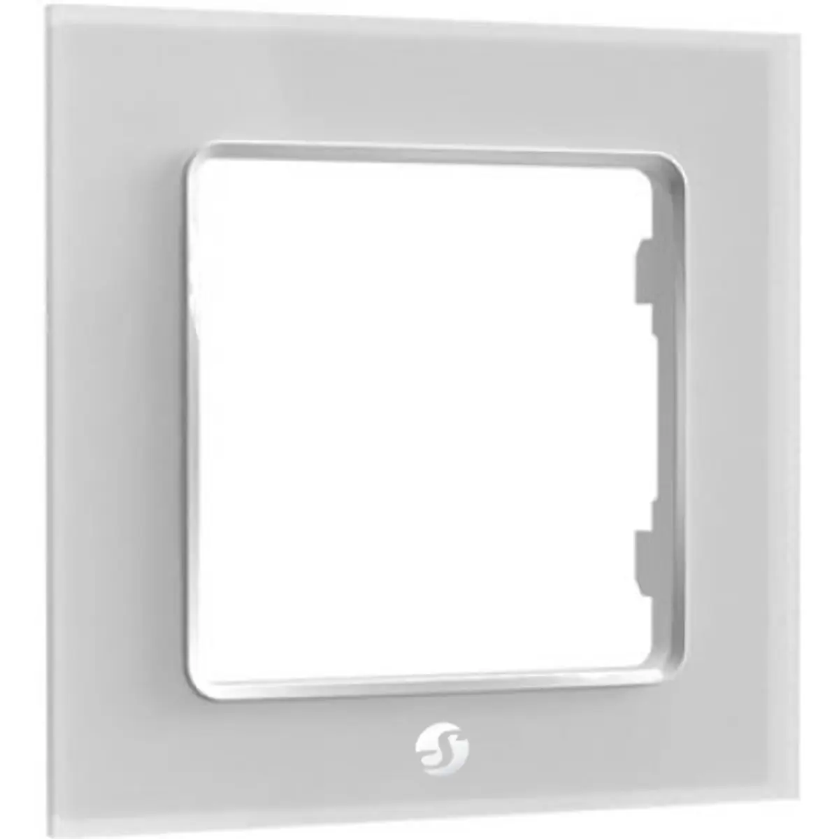 Shelly Wall Frame 1 White - Espelho para interruptores Shelly - branco