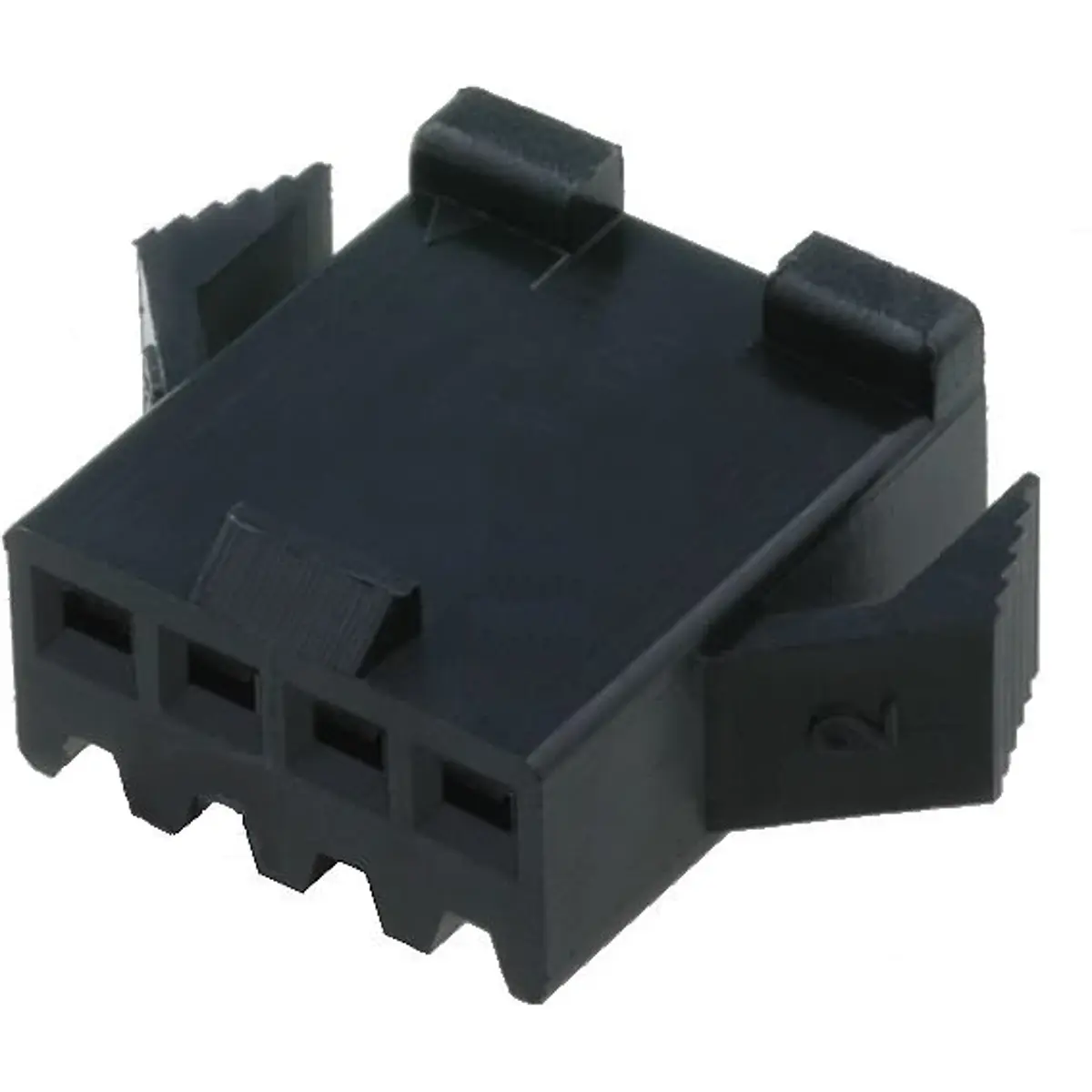 Ninigi NPPW-04 - Ficha Raster Signal NPP wire-wire 2.50mm 4 pinos (1x4) fêmea (sem terminais)