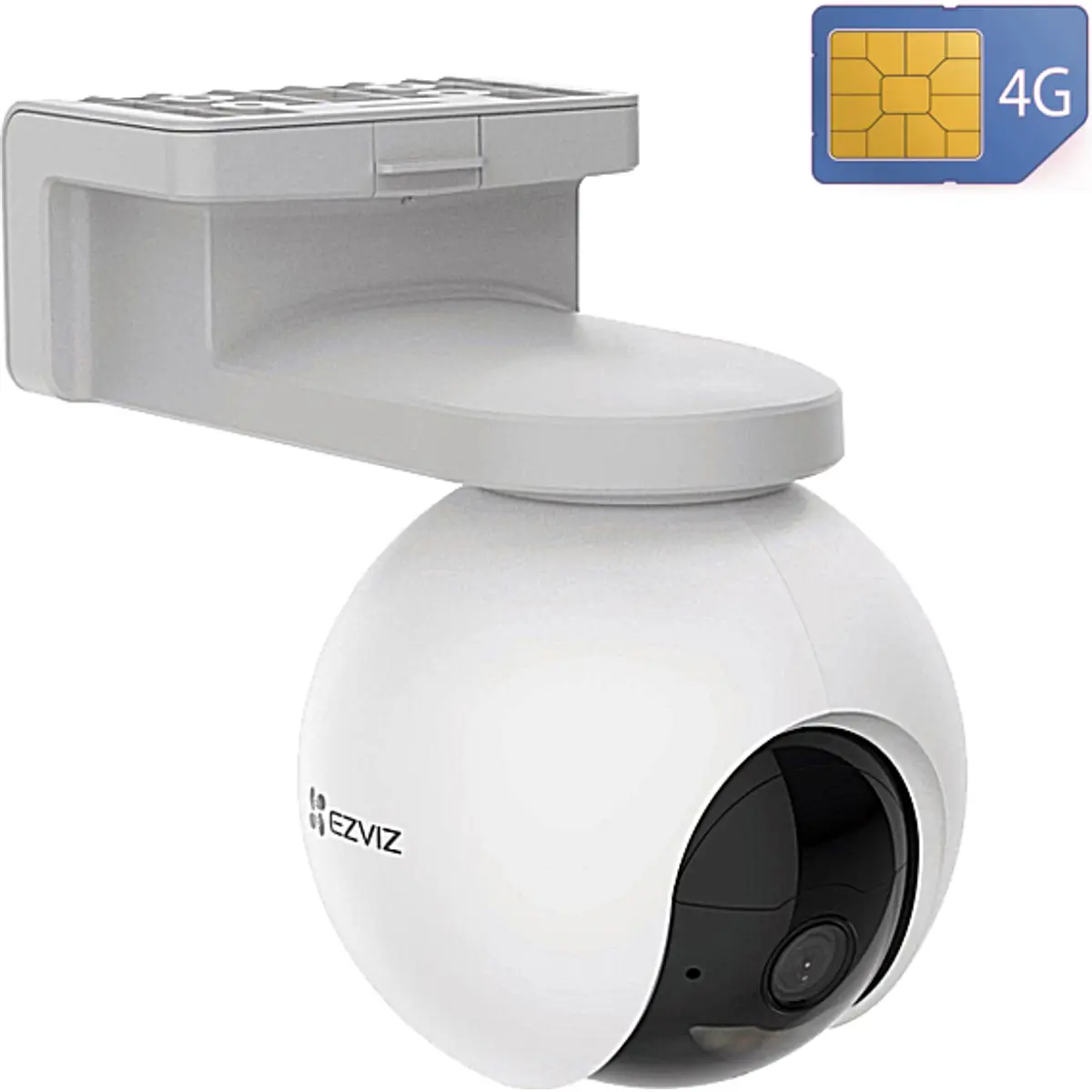 Ezviz CS-EB8 4G 2K - Câmara IP (4G LTE) Pan/Tilt 2K⁺ c/ bateria, sensor PIR e IR 15m - IP65