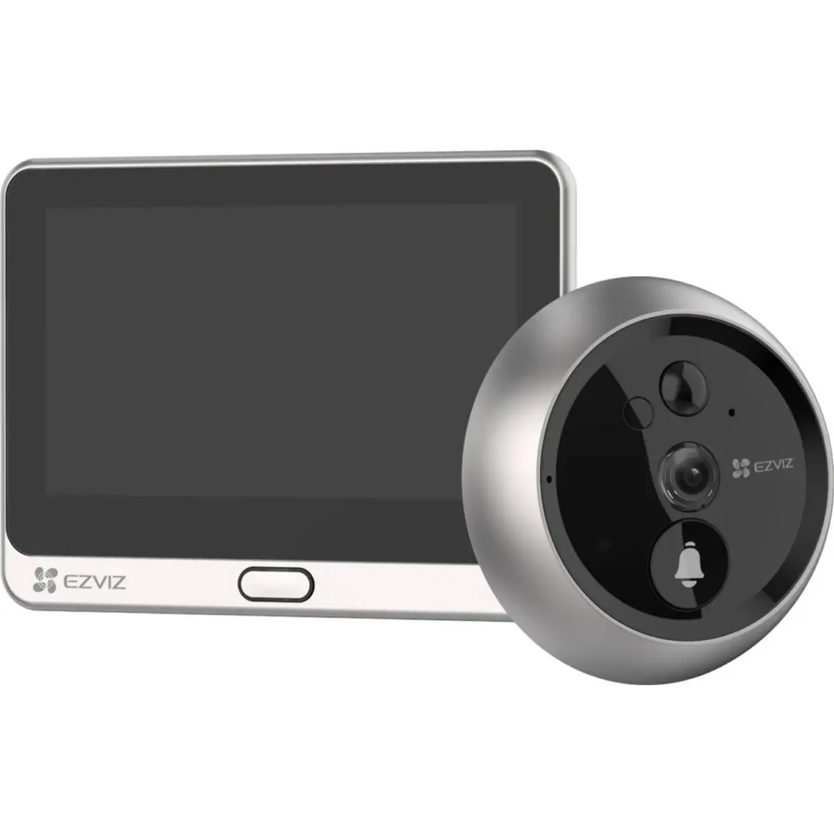 Ezviz DP2 2K (3MP) - Videoporteiro inteligente WiFi (olho mágico) com display de 4.3'' e campainha