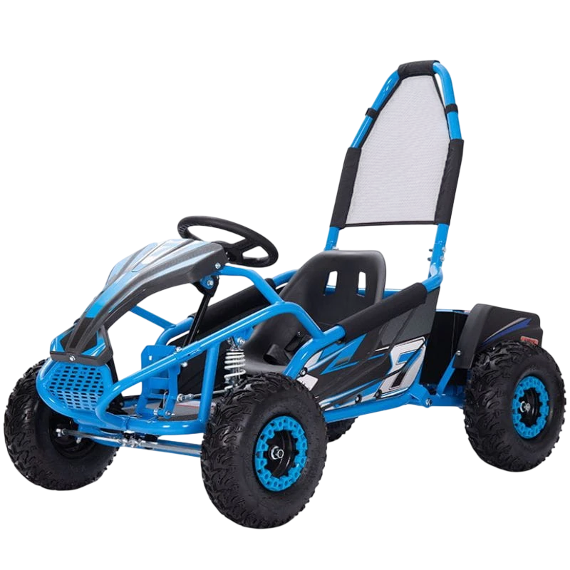 Mud Monster GoKart 48V Azul - Carro elétrico para crianças