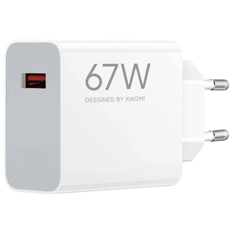 Carregador rápido Xiaomi Travel Charger HyperCharge USB Tipo A 67W