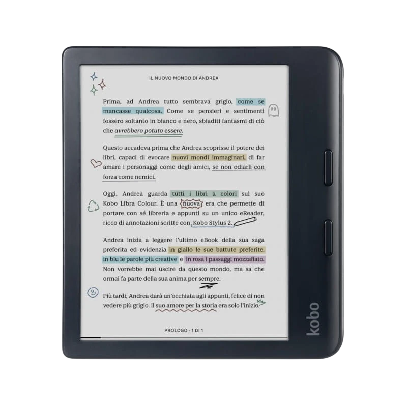 Kobo Libra Colour 32 GB Wifi Preto - Leitor de livros electrónicos