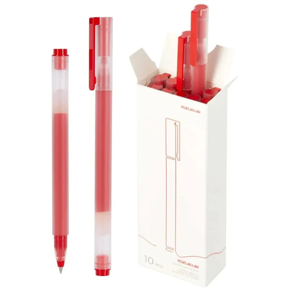 Xiaomi BHR8863GL - Caneta Gel High-Capacity - vermelho [Pack 10x]