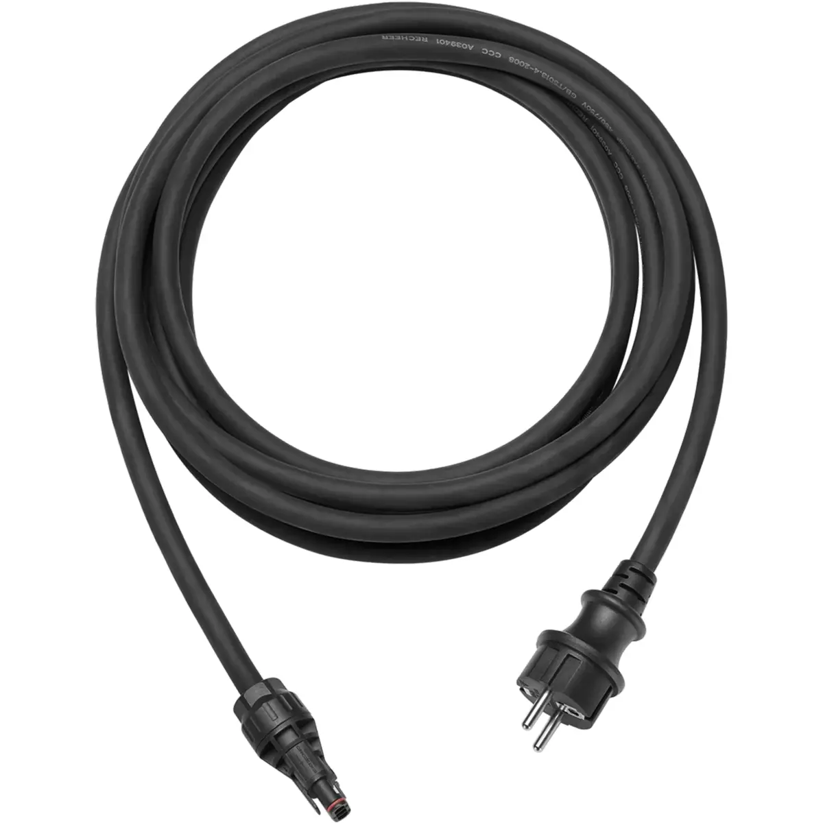 EcoFlow STREAM BKW-AC Cable - Cabo para ligação de Microinversor STREAM a uma tomada schuko - 5m