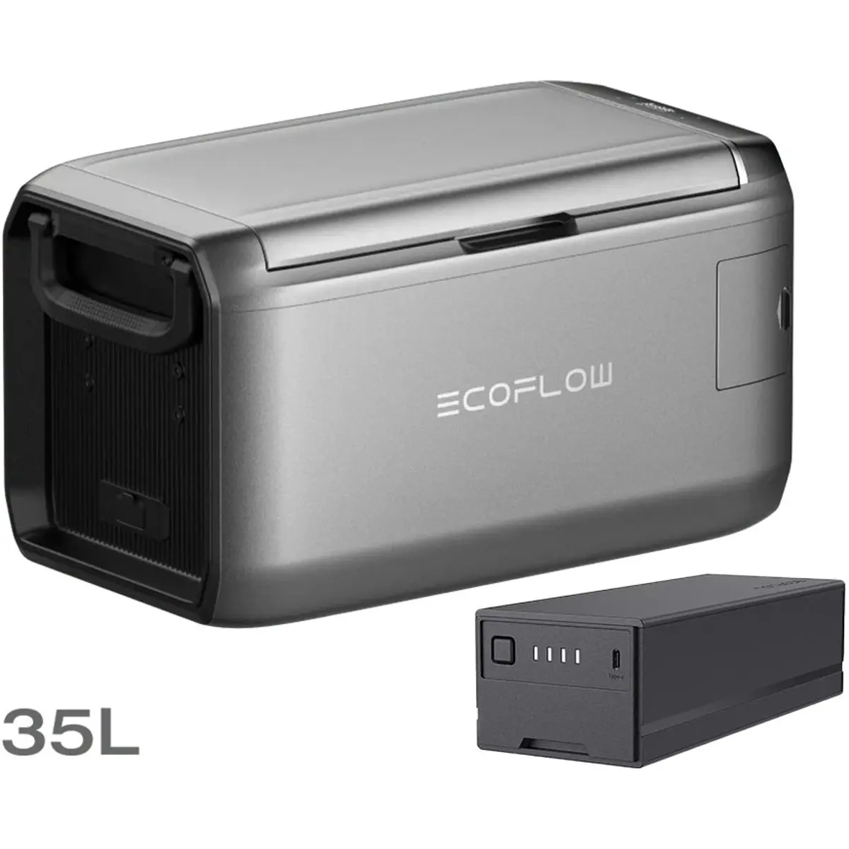 EcoFlow GLACIER Classic 35L + Battery - Arca Frigorífica Portátil 35L + Bateria Plug-in