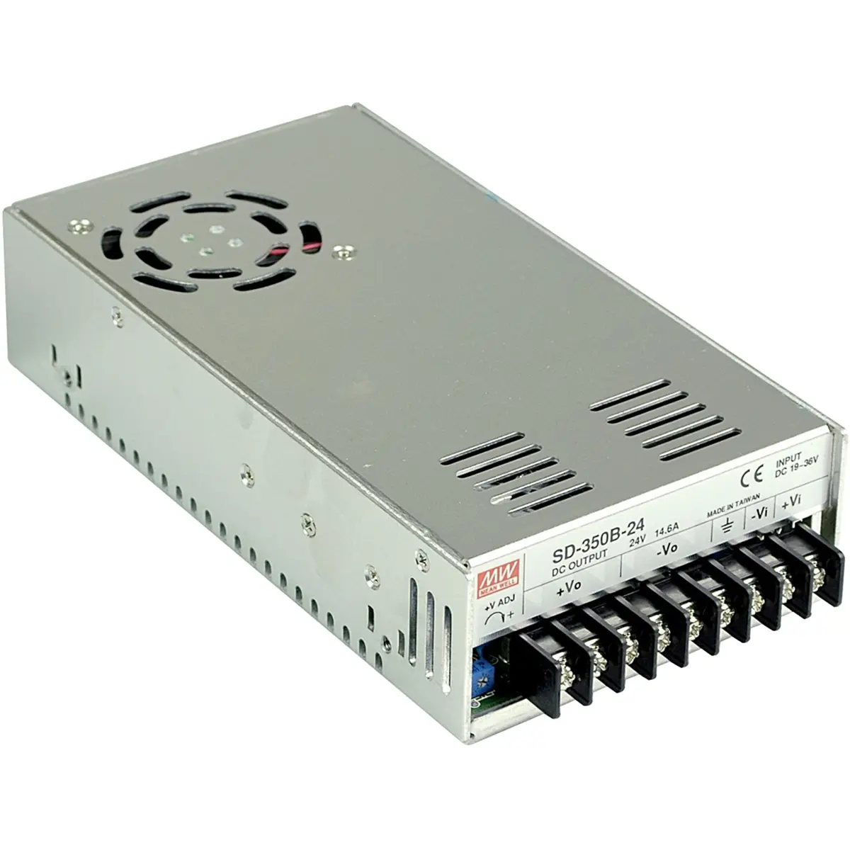 Mean Well SD-350B-24 - Fonte de alimentação industrial 24VDC 14.6A 350W