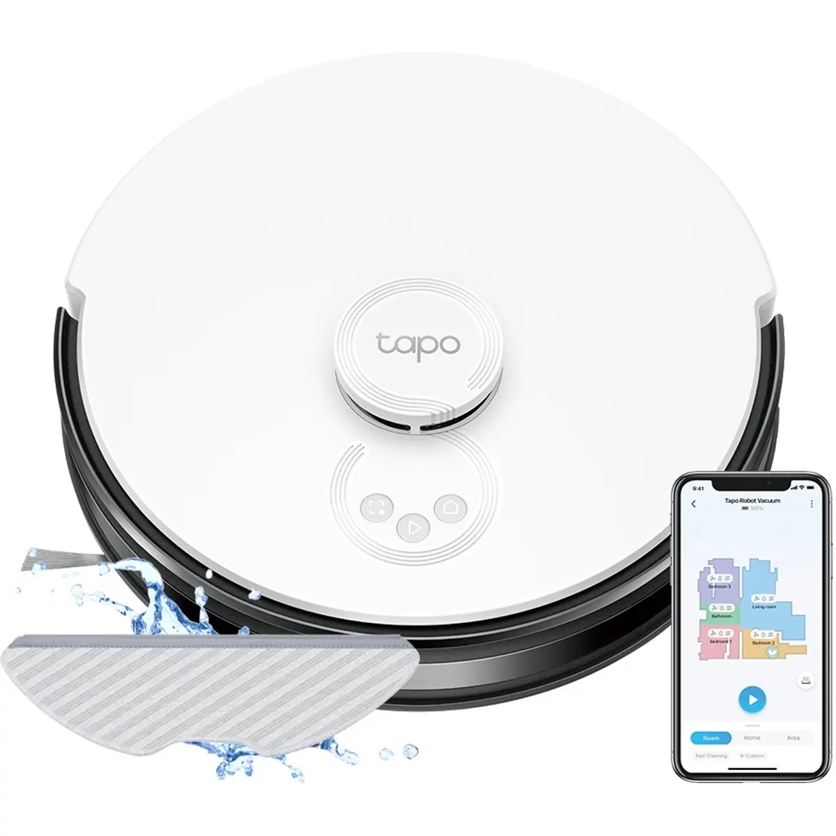 TP-Link Tapo Rv30 - Aspirador Robô inteligente com esfregona húmida