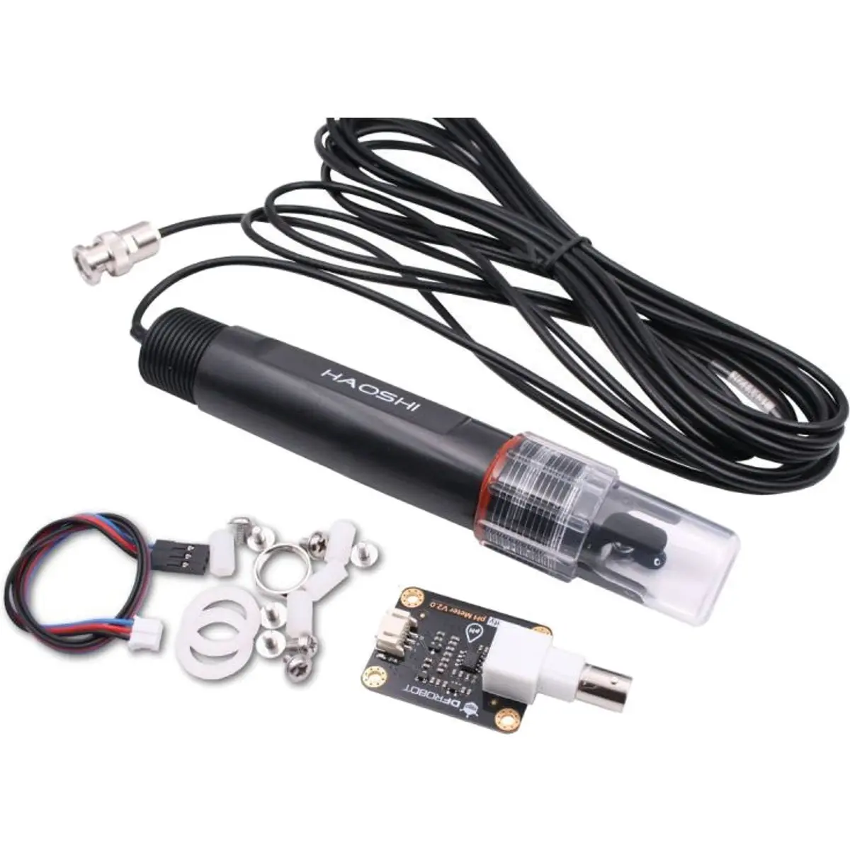 DFRobot SEN0169-V2 - Kit de Sensor/medidor de pH para Arduino - industrial
