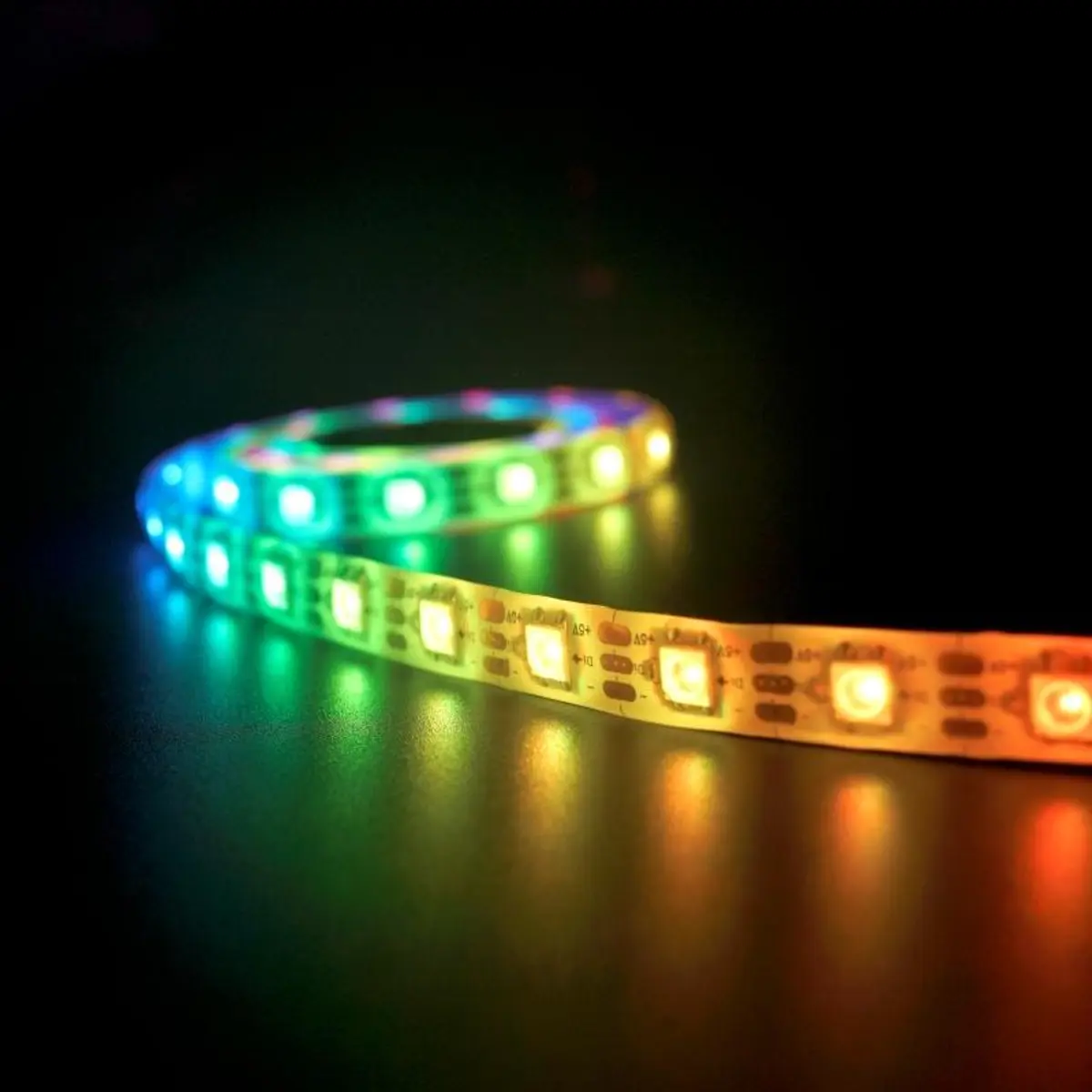 M5Stack - Fita de 30 LEDs RGB Endereçáveis SK6812 IP65 5VDC 18W/m - 0.5m