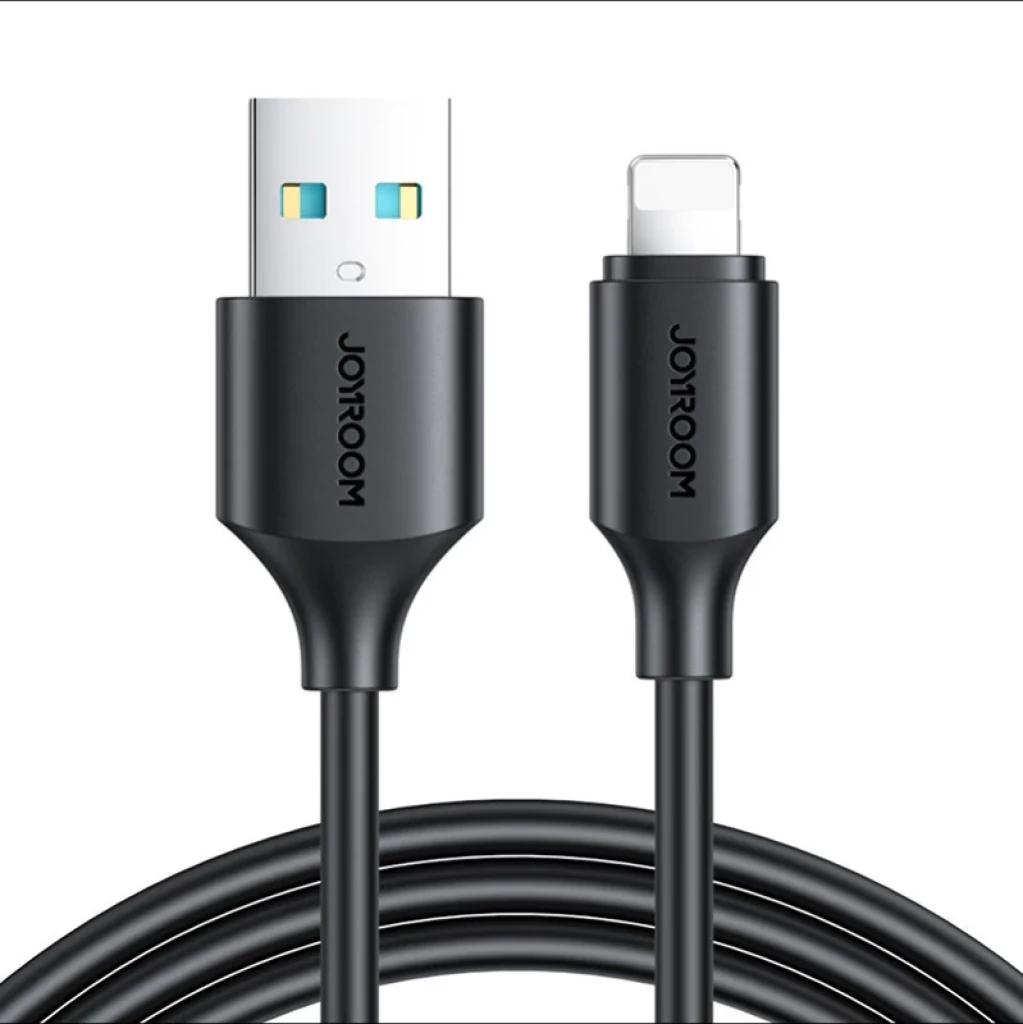 Cabo Joyroom USB-A para Lightning Carregamento Rápido Preto